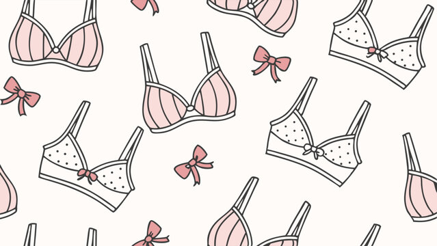 seamless pattern with fashion accessories