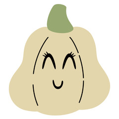 Halloween vector elements icons. Halloween cliparts with traditional symbols. Halloween pumpkins set vector design. Happy halloween party invitation card with spooky pumpkin, 