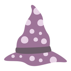 Magic Hat for Halloween Design. Halloween Hat Clipart .Elements for the design of packaging, postcards, posters, menus. Halloween vector elements icons