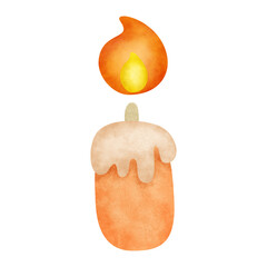 A set of scary items for celebrating Halloween. Halloween clipart with ghost, pumpkin, Holidays cartoon character. -Vector 
