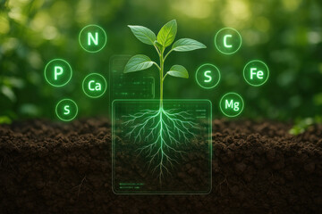 Plant Nutrition and Elements Illustration