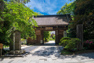 宮城県仙台市の瑞鳳寺 山門