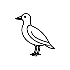 Obraz premium A hallow line art vector illustration.