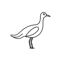 Obraz premium A sereen line art vector illustration.