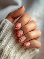 Diverse skin tones nail art designs red polka dot nail art design ideas