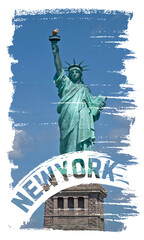 Obraz premium statue of liberty new york