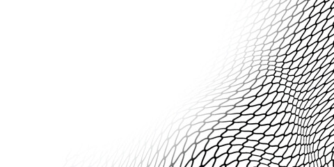 Wire mesh fence isolated on white background modern net arts