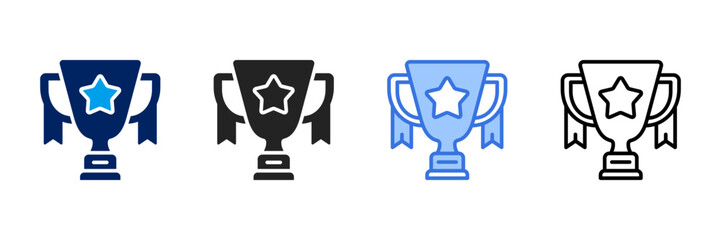 Trophy  Icon Set Different Style Collection 