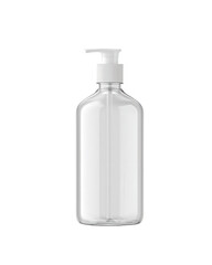 Clear Plastic Pump Bottle for Cosmetic or Sanitizer