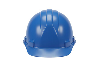Blue hard hat png on transparent background