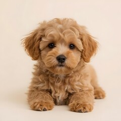 Obraz premium puppy on a white background