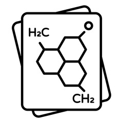 Modern design icon of compound