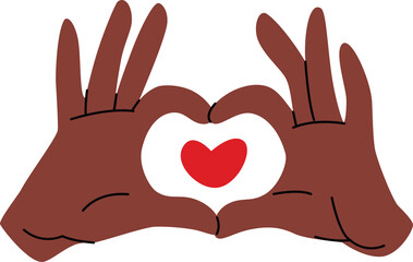 Obraz premium Doodle hand gesture