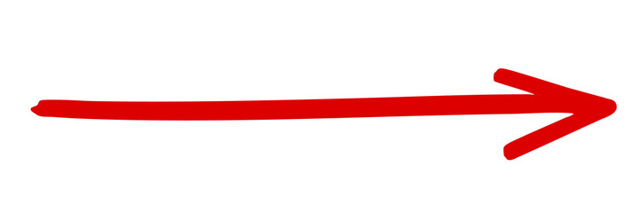 Obraz premium Abstract red thin arrow element design