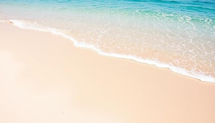 Azure summer sea, pristine white sand beach, sun-drenched shore, sunshine, sand dune
