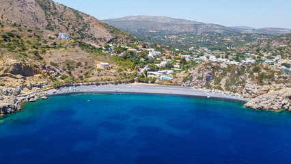 Volcano beach Mavra Volia Emporios on Chios island