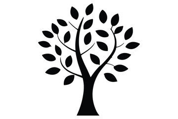 Stylized Tree Outline Clipart Pack
