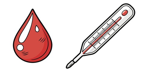 vector blood drop
