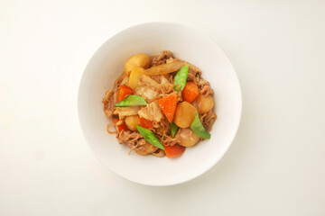 豚肉の肉じゃが