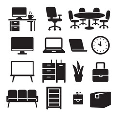 business ornament with simple black and white style