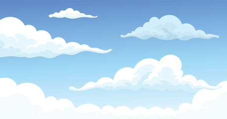 Skyscape with Beautiful Scenery, cloudscape, Sky View with Floating Cloud