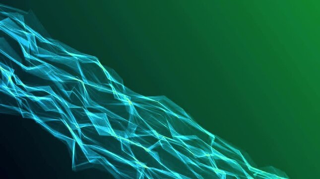 Abstract colorful web tech background. Loopable geometric motion graphics. Digital communication and web concept. Geometric and abstract background for presentation or intro.