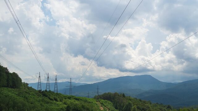 Cloud formation in mountainous terrain