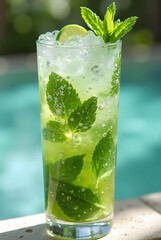 mojito cocktail with mint