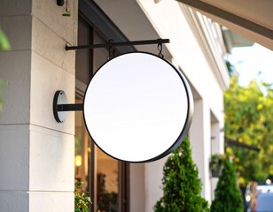 mock up sign cafe salon