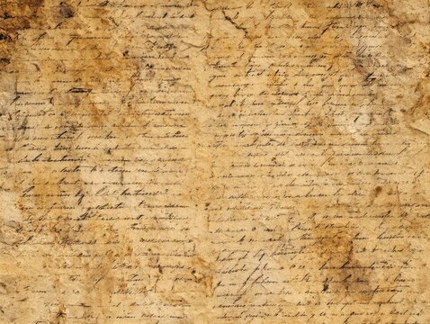 Aged Historic Handwritten Document