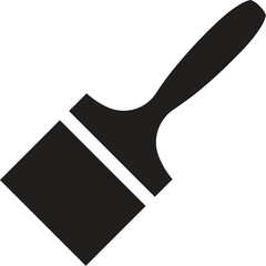 Paint brush icon template black color editable. Paint brush symbol vector sign isolated on white background. Simple logo