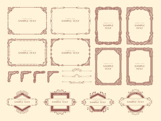 アンティーク　ビンテージ　フレーム飾り枠
