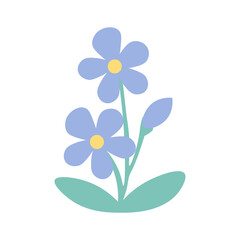 vector illustration of a flower