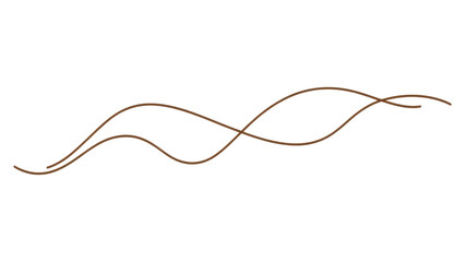 Elegant Curved Line Design Element for Background or Decoration