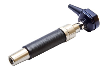Fototapeta premium A medical otoscope used for ear examinations, isolated on transparent background