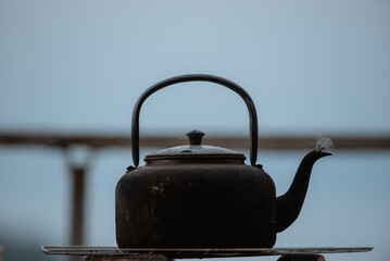 Thai style hot water kettle