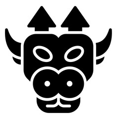 Bull market icon set. Financial growth and positive trend symbols.