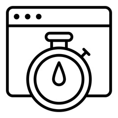 Real-time data icon set. Live market update and instant analysis symbols.