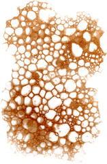 Coffee Soap Bubble Watercolor Element