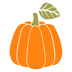 pumpkin isolated on white background