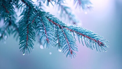 Fototapeta premium close-up of dew-covered tropical forest trees