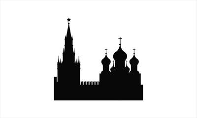 Obraz premium Stylized pinecone illustration with silhouette