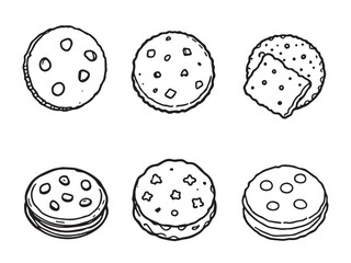 Biscuit Doodle Vector Design