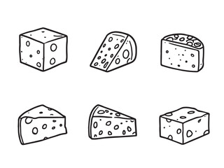 cheese illustration minimal design
