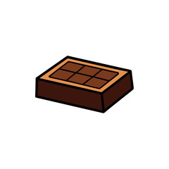 Halal Chocolate Gift Box Vector Illustration for Candy and Dessert Design