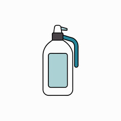 Oil Dispenser Bottle Vector Illustration for Kitchen and Cooking Concept