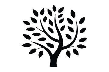 Flat Tree Vector Graphics Collection
