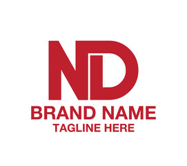 ND logo design, ND logo design vector, ND monogram logo, ND logo templates, Creative ND logo design ideas, ND logo collections, ND vector art, ND badge logo, ND emblems