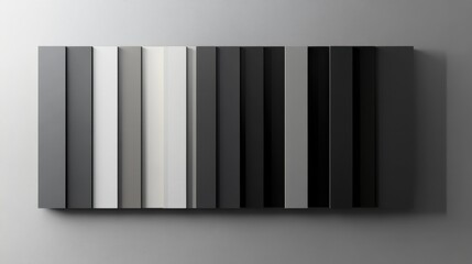 Minimalist Wall Art with Black, White, Gray Color Palette for Modern Decor