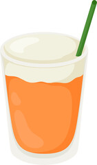 illustration thai iced tea
